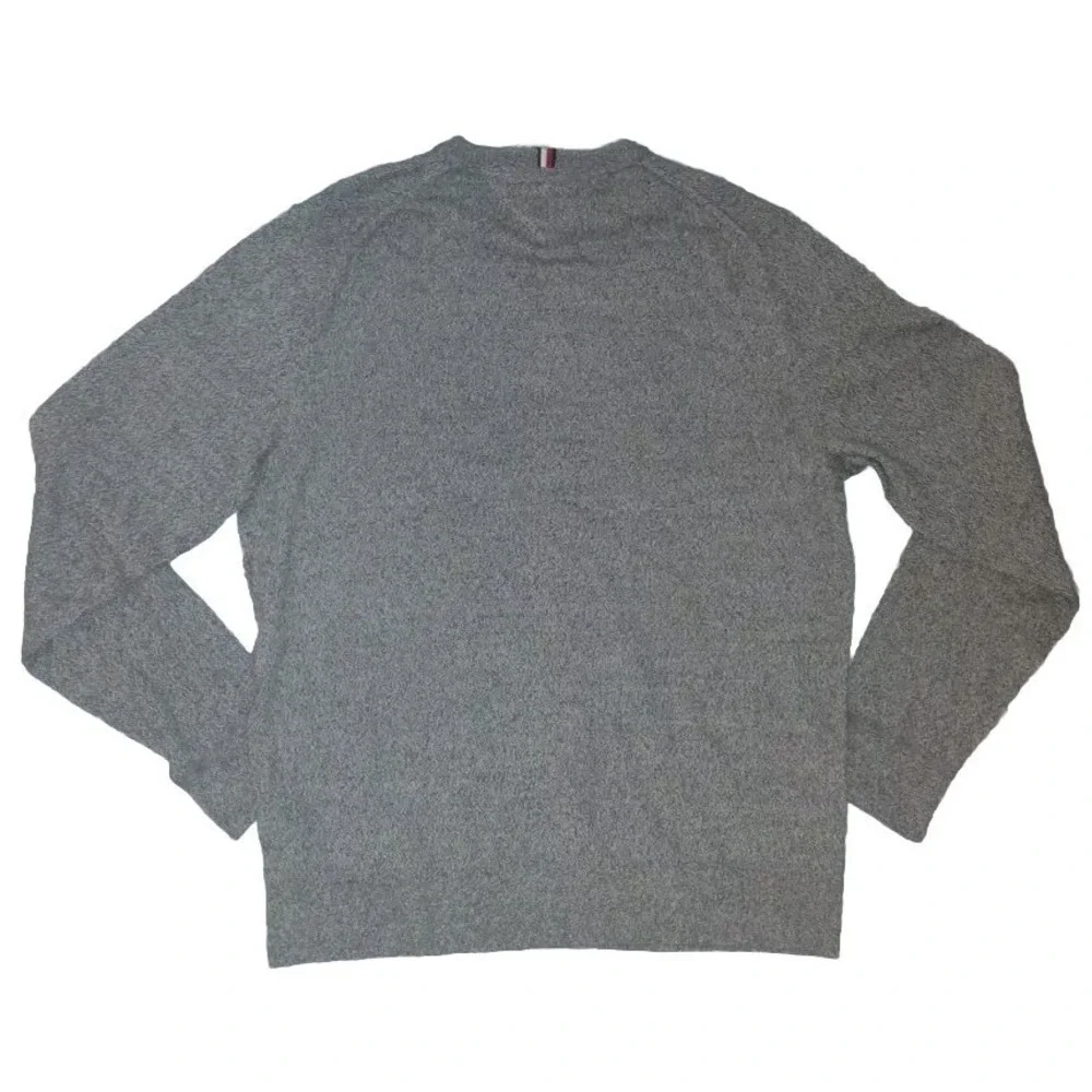 Tommy Hilfiger Classic Pullover Sweater Soft Pima Cotton Cashmere XXL Gray NWOT
